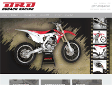 Tablet Screenshot of dubachracing.com
